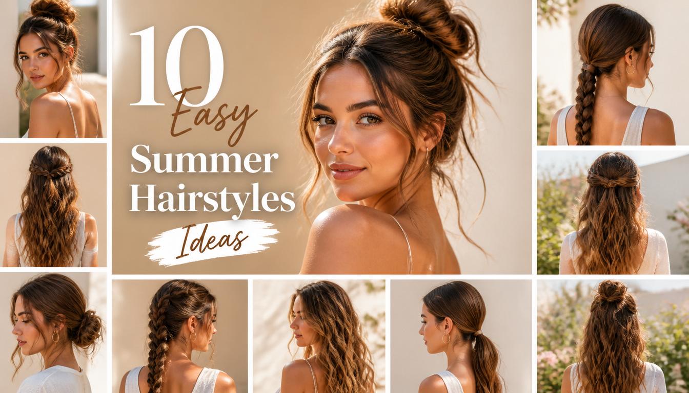10 Easy Summer Hairstyles Ideas
