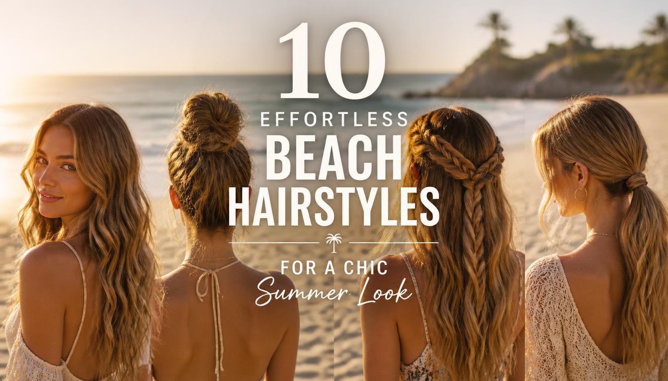 10 Easy Beach Hairstyles Ideas
