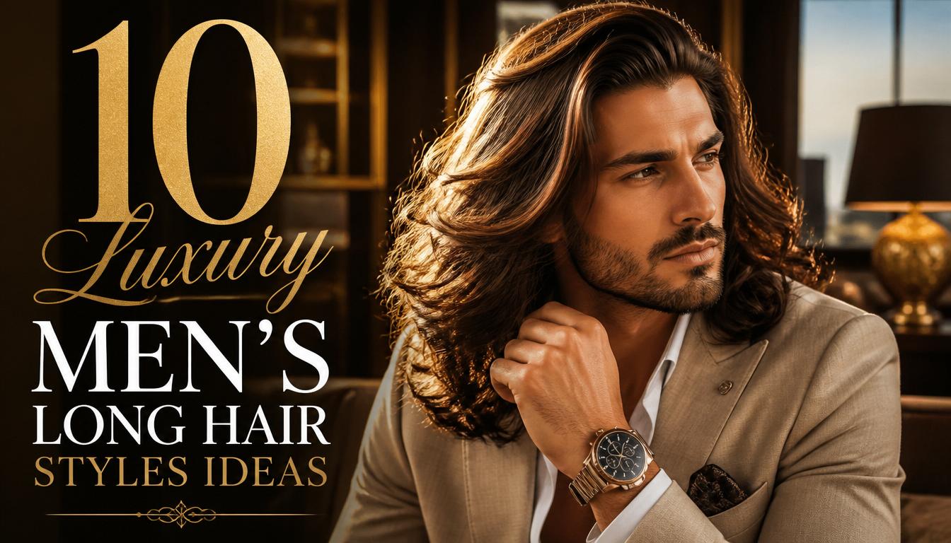 10 Luxury Men's Long Hair Styles Ideas