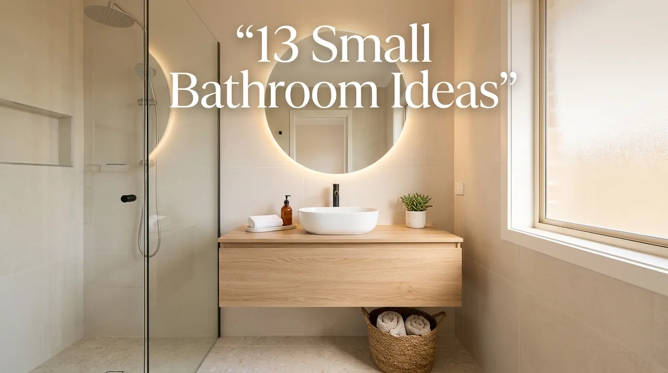 13 Small Bathroom Ideas