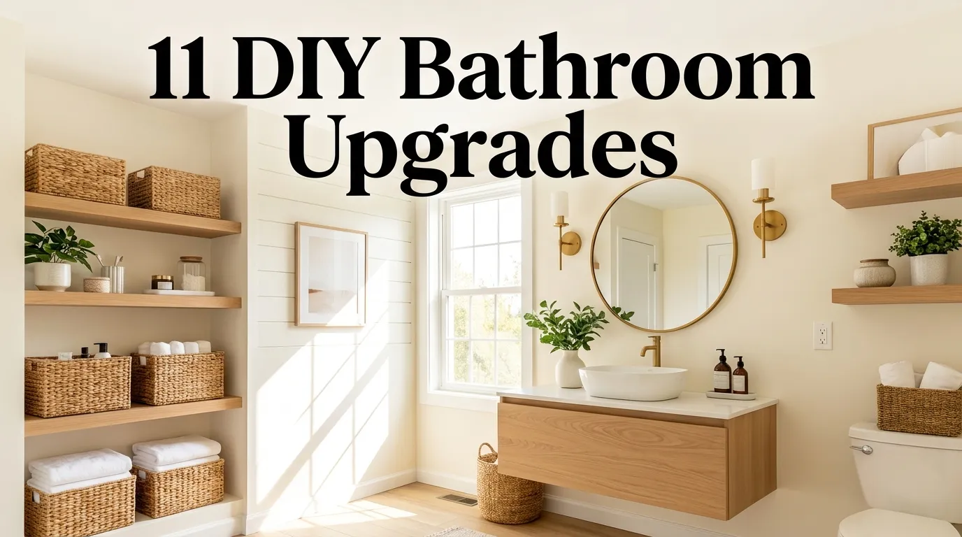 11 DIY Bathroom Upgrades
