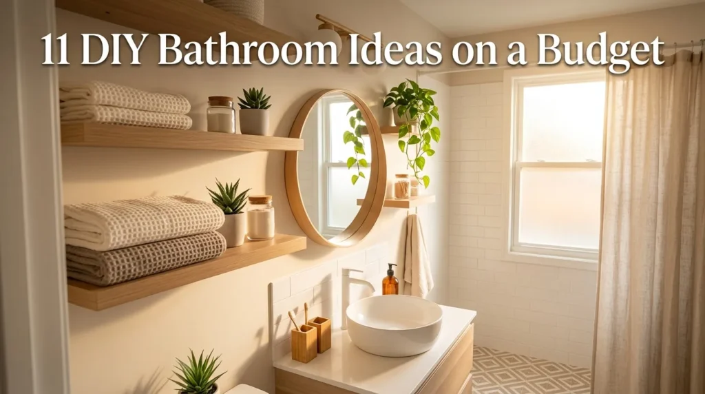 11 DIY Bathroom Ideas on a Budget