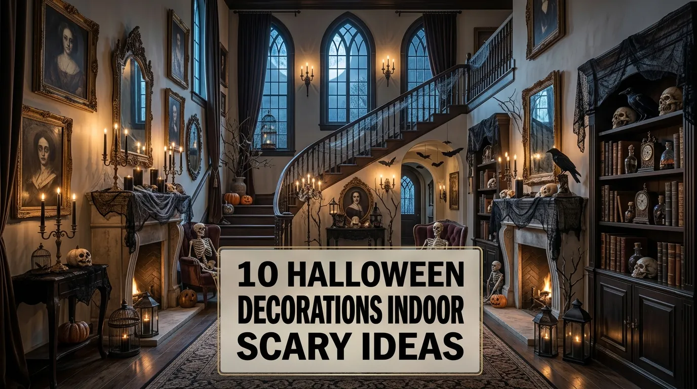 10 Halloween Decorations Indoor Scary Ideas