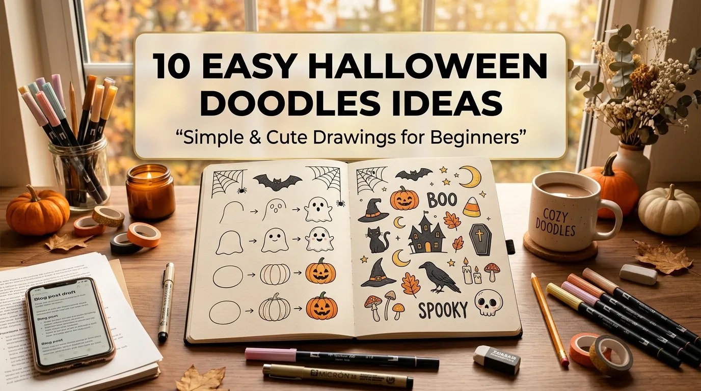 10 Easy Halloween Doodles Ideas