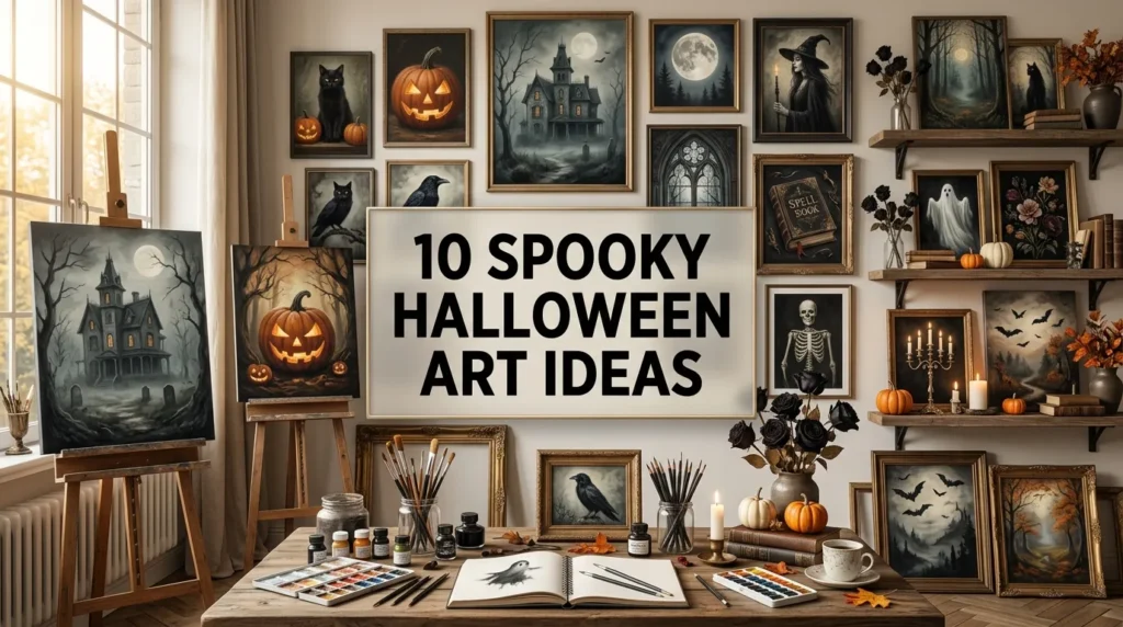 10 Spooky Halloween Art Ideas