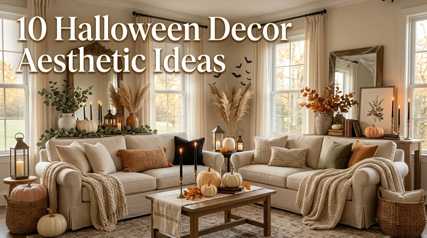 10 Halloween Decorations Indoor Aesthetic Ideas