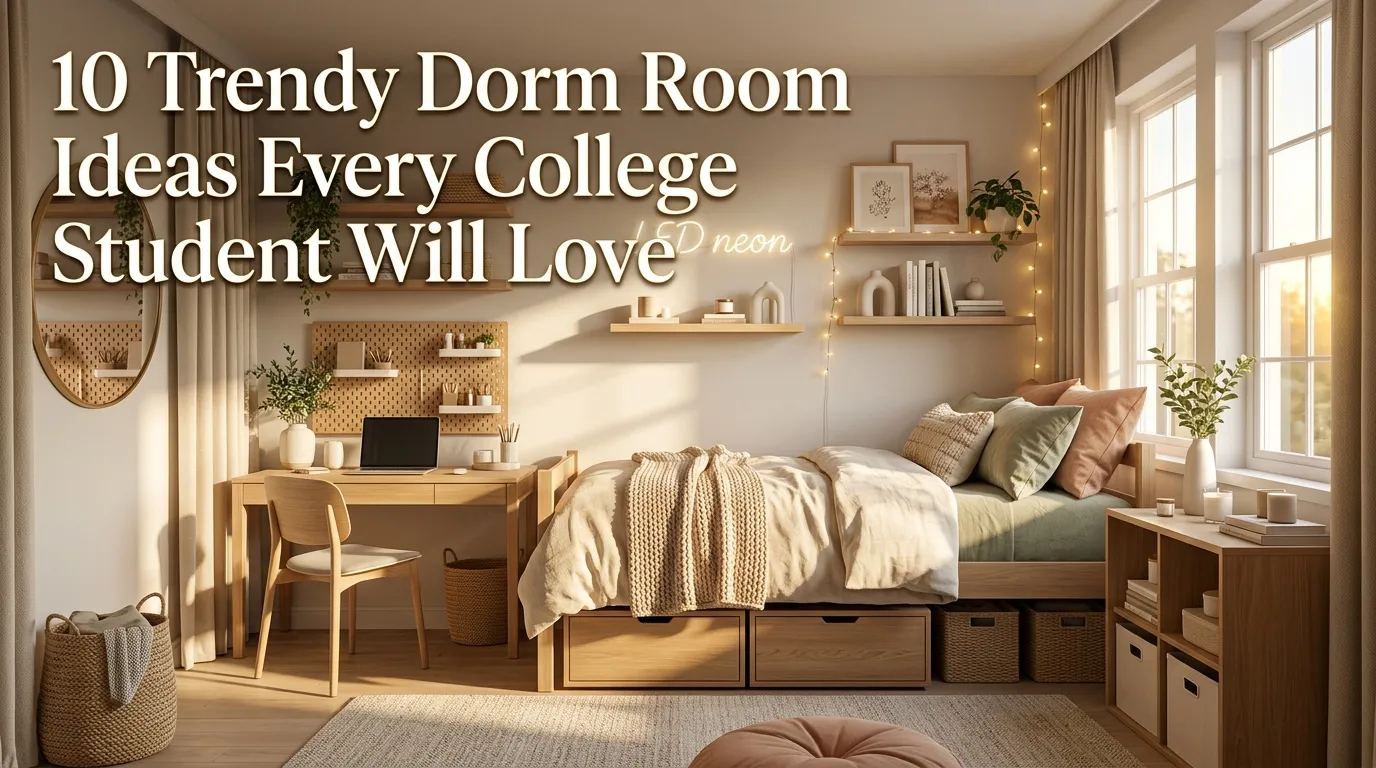 10 Trendy Dorm Room Ideas Every College Student Will Love