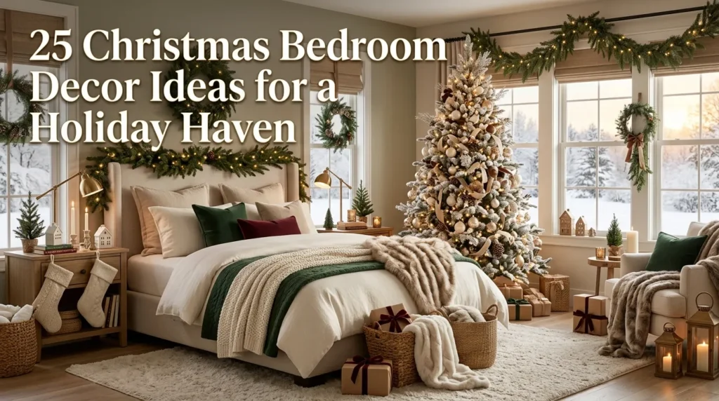 25 Christmas Decor Bedrooms for Holiday Haven