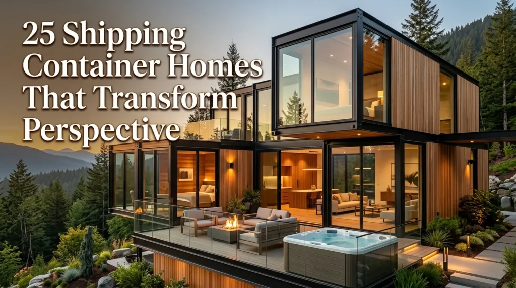 25 Shipping Container Homes That Transform Perspective