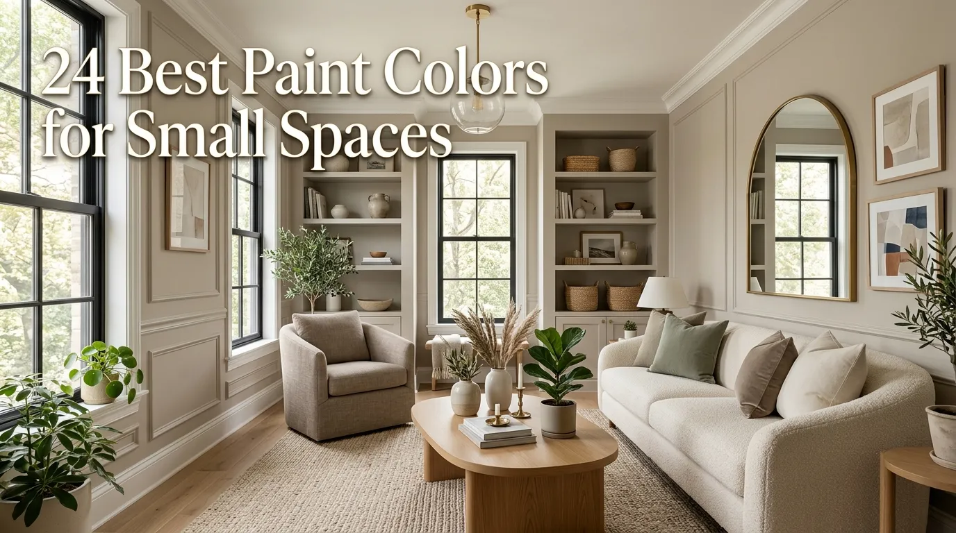24 Best Paint Colors for Small Spaces to Transform