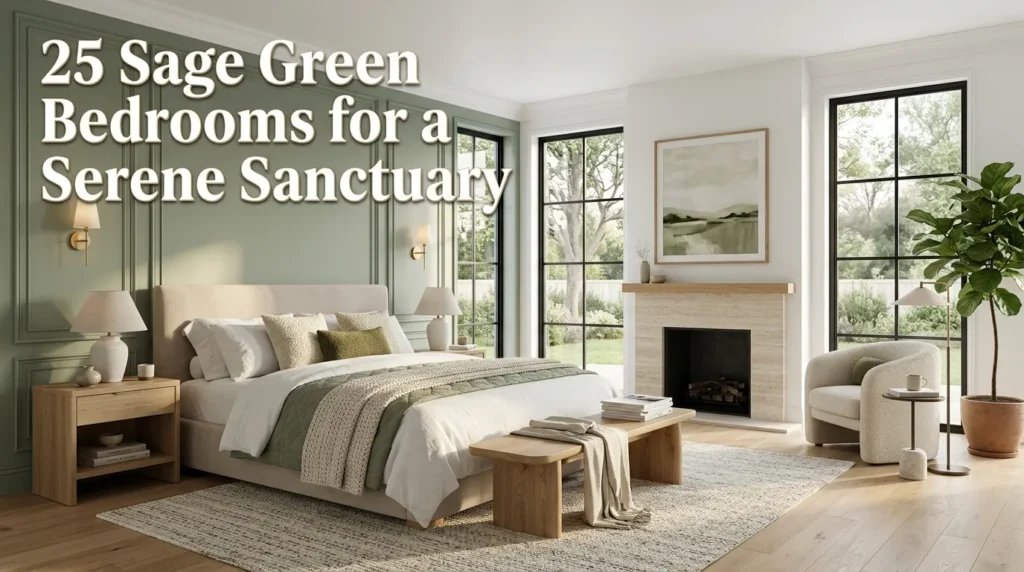 25 Sage Green Bedrooms for Serene Sanctuary