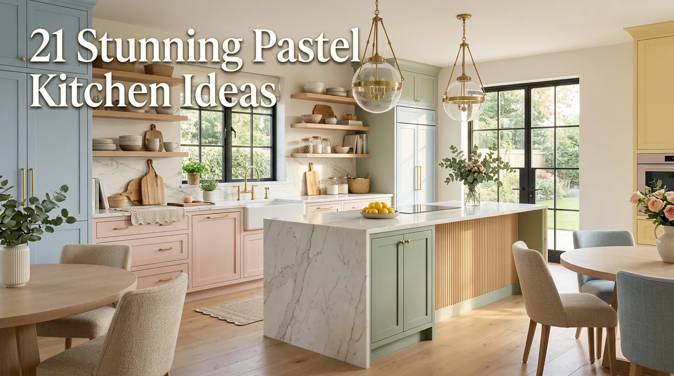 21 Stunning Pastel Kitchens to Inspire