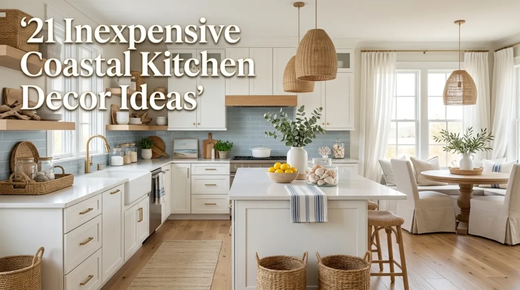 21 Inexpensive Coastal Kitchen Decor Ideas