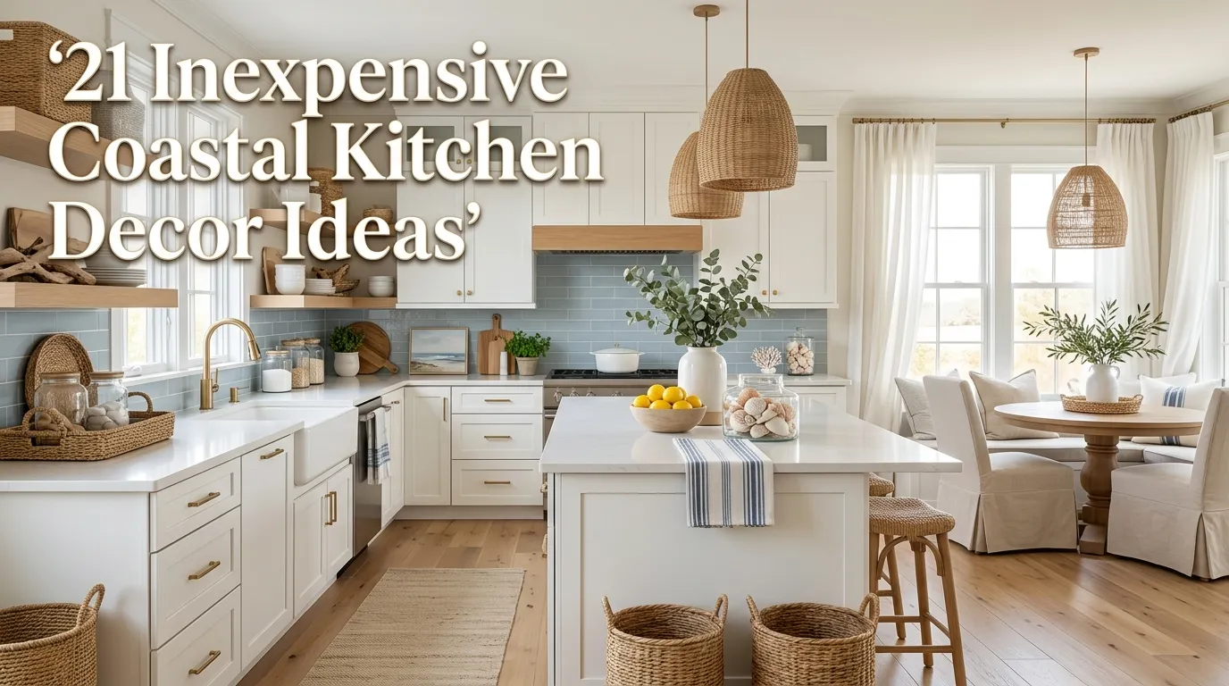 21 Inexpensive Coastal Kitchen Decor Ideas