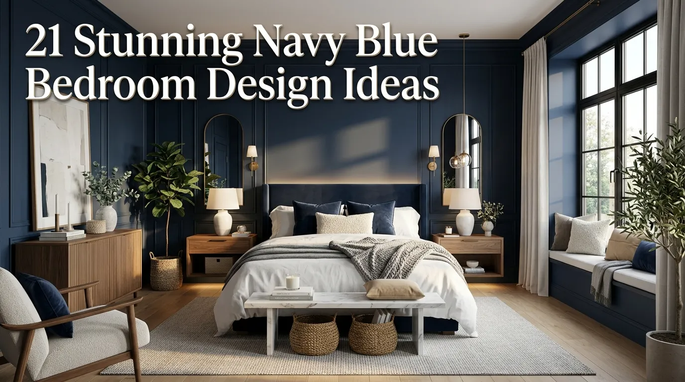 21 Stunning Navy Blue Bedrooms Design Guide