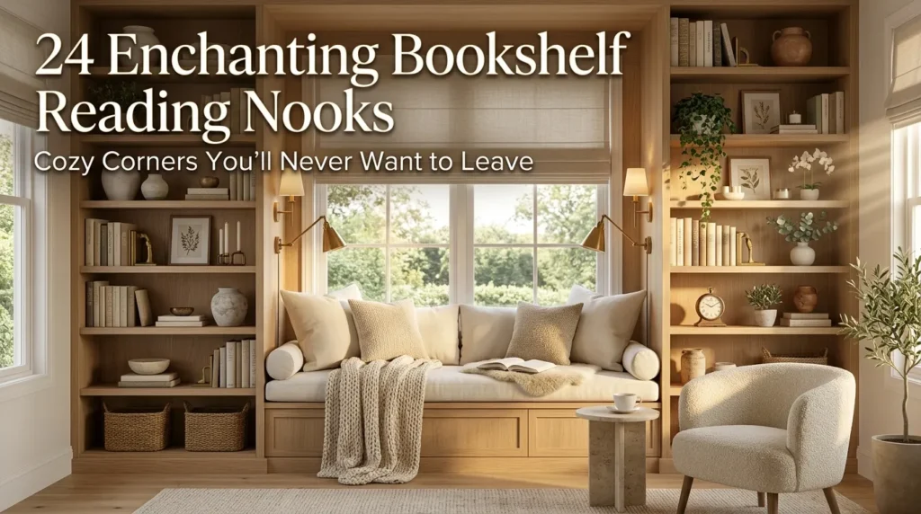 24 Enchanting Bookshelf Reading Nooks