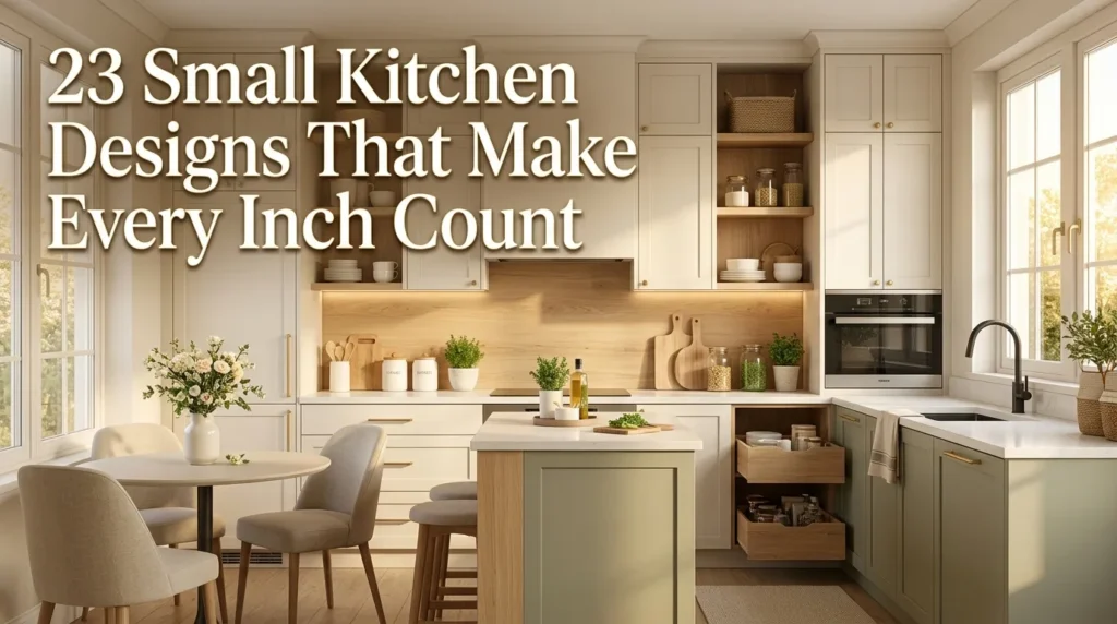 23 Small Kitchen Designs That Make Every Inch Count