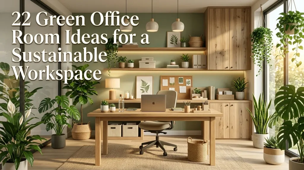 22 Green Office Rooms Sustainable Workspace Inspiration
