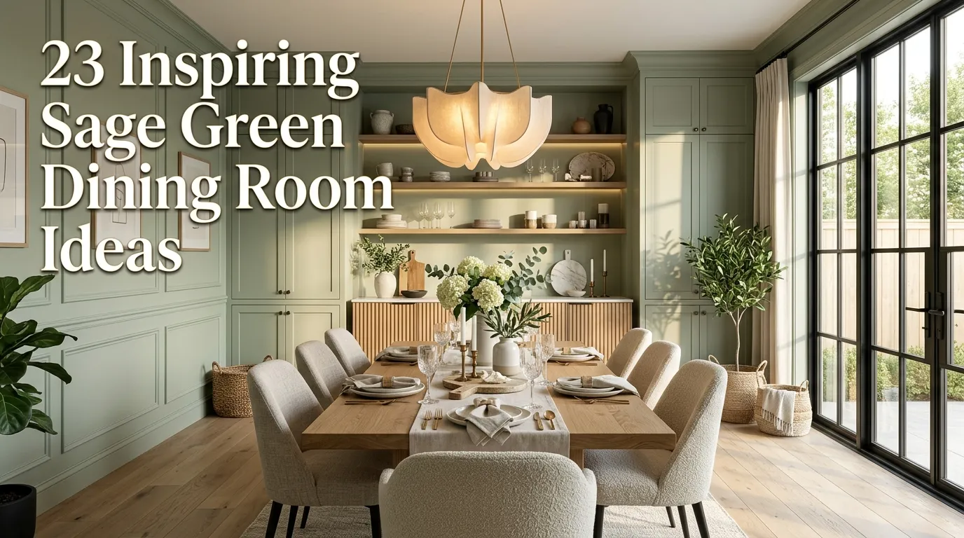 23 Inspiring Sage Green Dining Room Ideas
