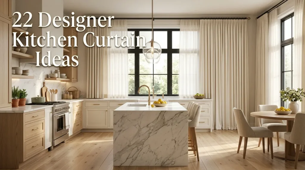 22 Kitchen Curtains That Look Designer
