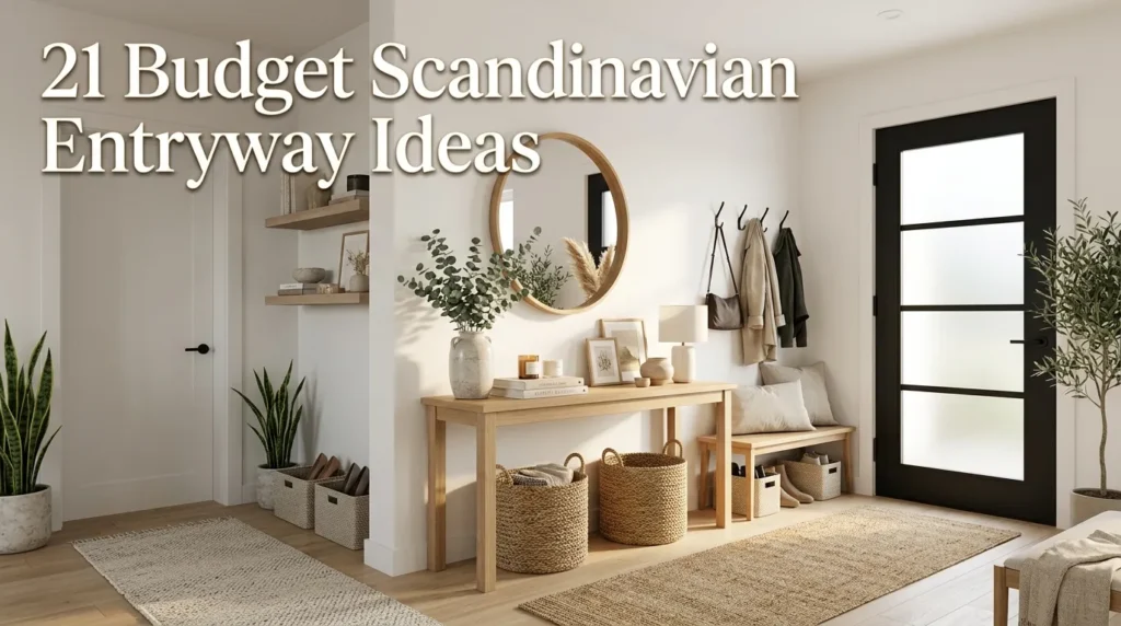 21 Budget Scandinavian Entryways Calm First Impression