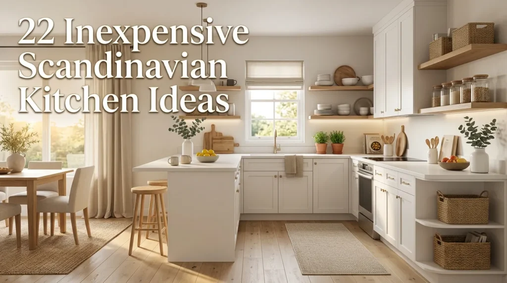 22 Inexpensive Scandinavian Kitchens Budget Style