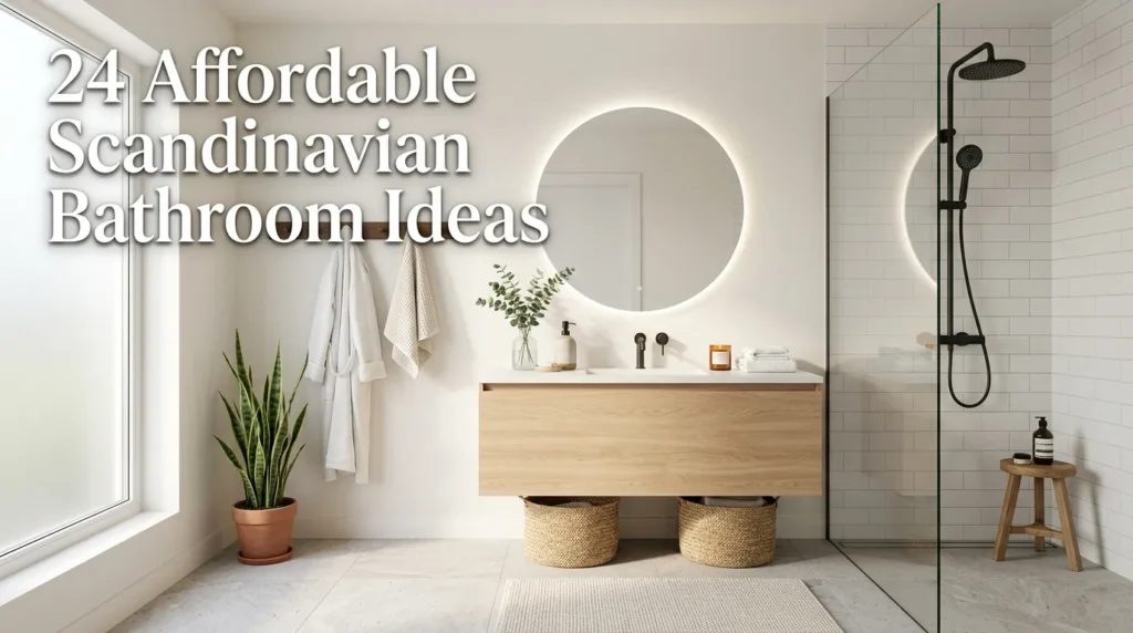 24 Affordable Scandinavian Bathrooms Less Is More