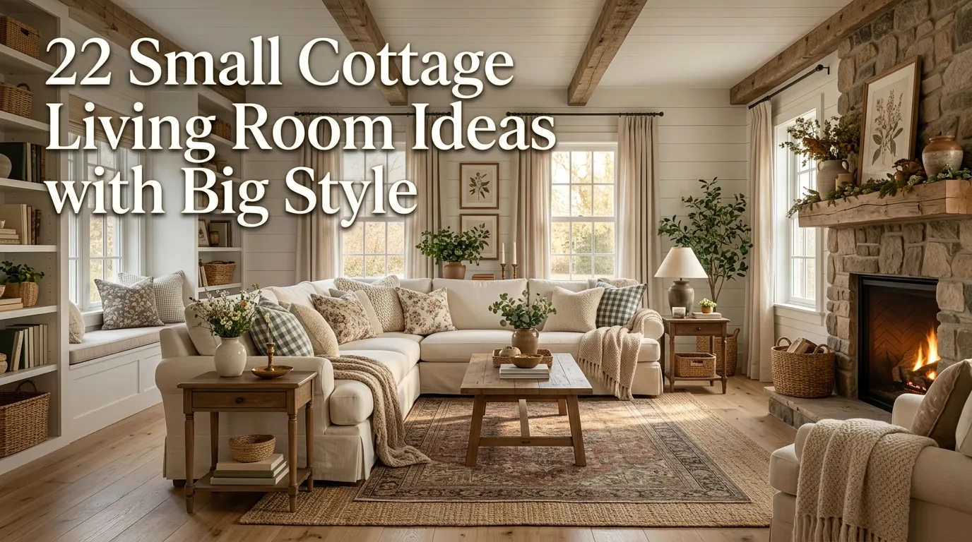 22 Small Cottage Living Rooms With Big Style
