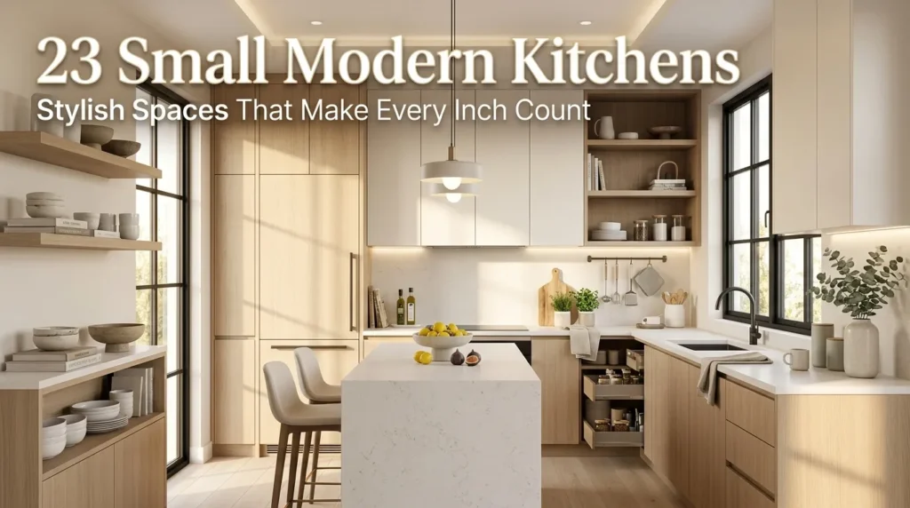 23 Small Modern Kitchens That Prove Size Matters