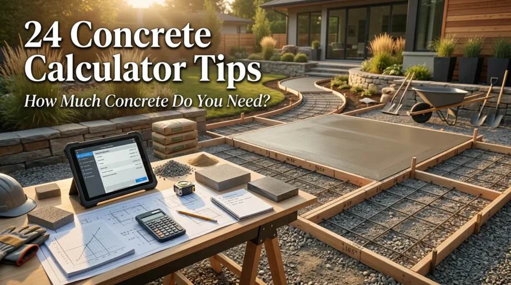 24 Concrete Calculator How Much Do I Need