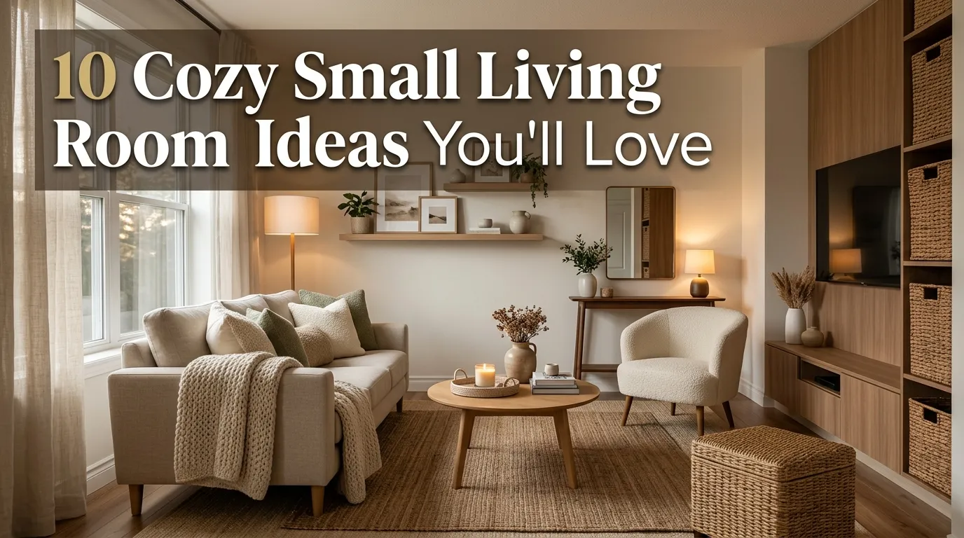 10 Cozy Small Living Room Ideas You'll Love