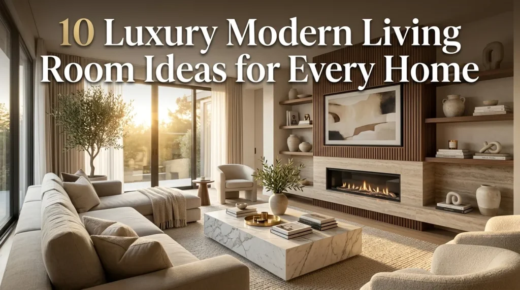 10 Luxury Modern Living Room Ideas for Every Home