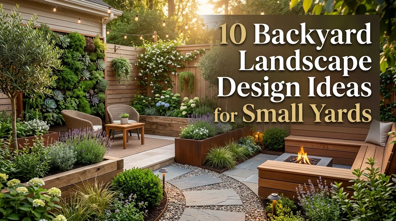 10 Backyard Landscape Design Ideas for Small Yards