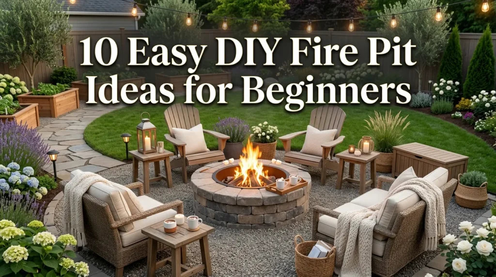 10 Easy DIY Fire Pit Ideas for Beginners