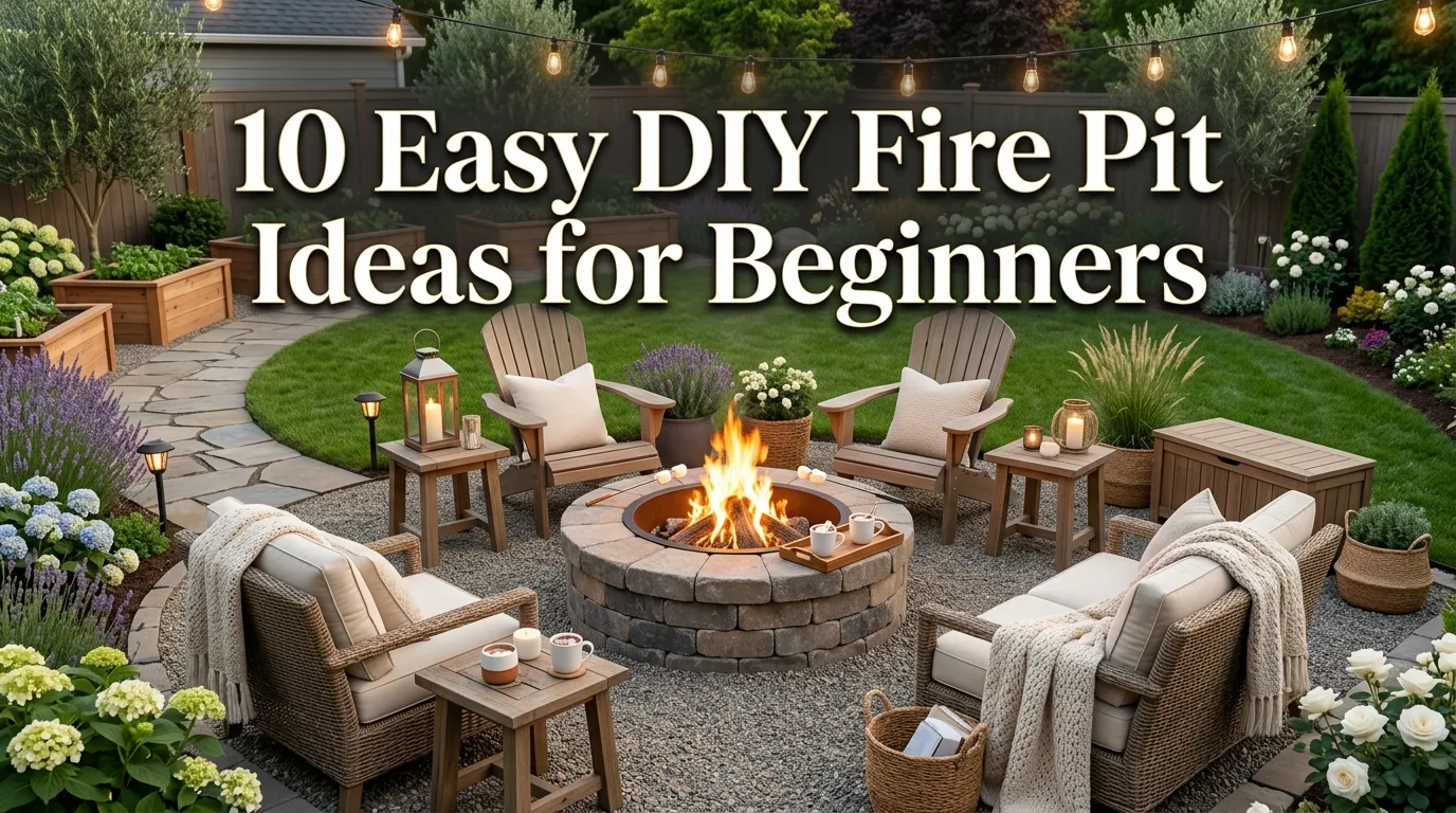 10 Easy DIY Fire Pit Ideas for Beginners