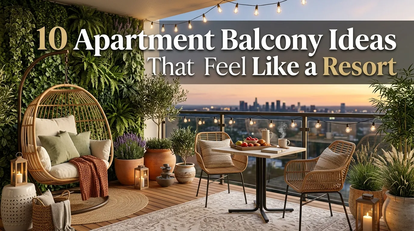 10 Apartment Balcony Ideas That Feel Like a Resort
