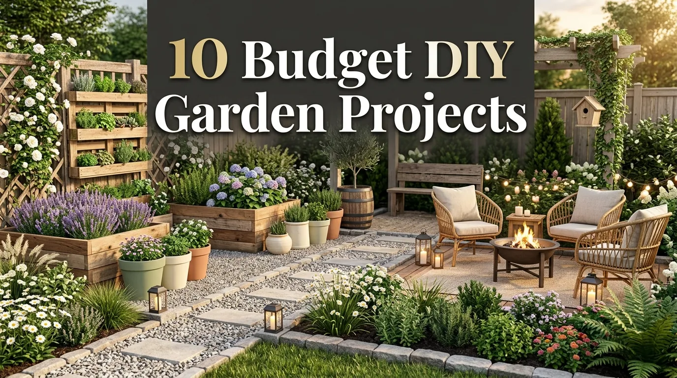 10 Budget DIY Garden Projects