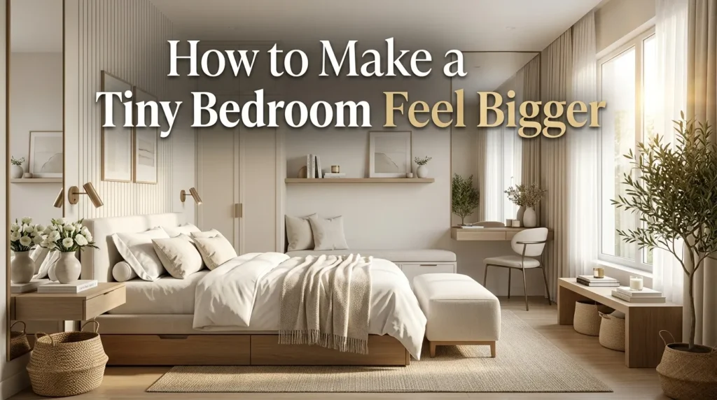 How to Make a Tiny Bedroom Feel Bigger