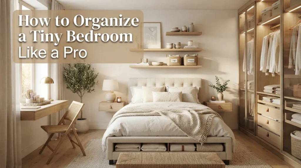 How to Organize a Tiny Bedroom Like a Pro