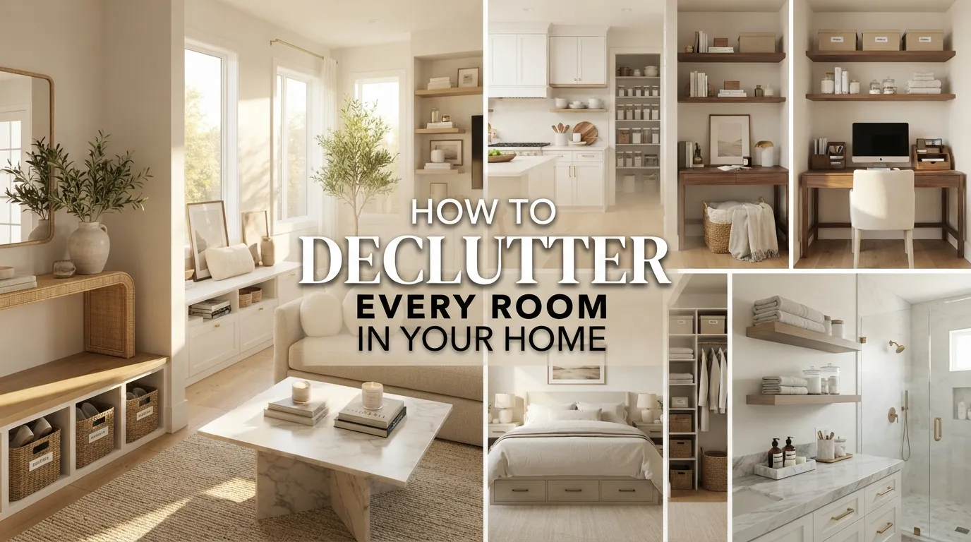 How to Declutter Every Room in Your Home