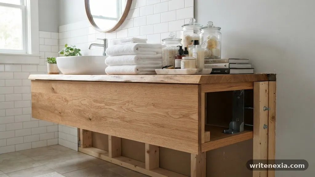 How Much Weight Can a Floating Vanity Countertop Support Without Brackets?