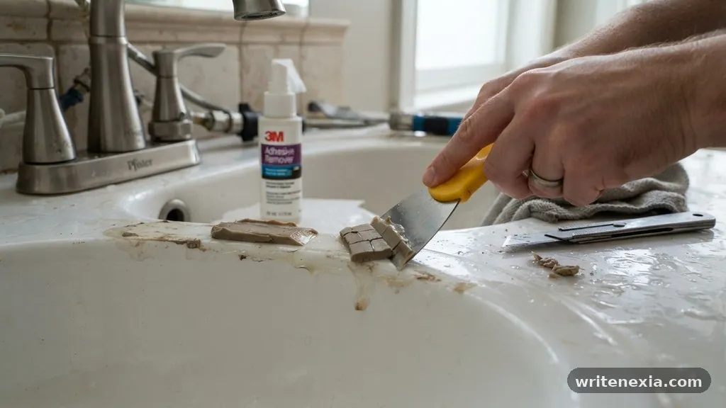 Immediate Removal of Hardened Plumber's Putty - How to Remove Dried Plumber's Putty and Silicone Residue from Sinks