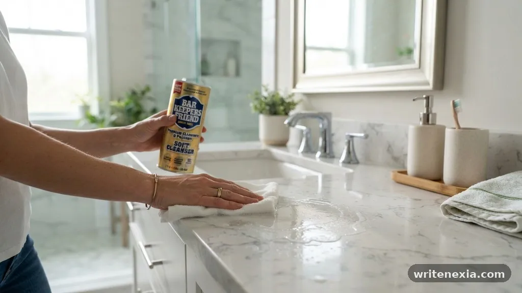 Is Bar Keepers Friend Safe to Use on Quartz Bathroom Vanities?