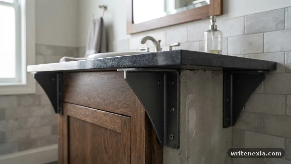 Material Thickness and Steel Quality - Best Heavy-Duty Steel Brackets for Supporting Granite Vanity Tops