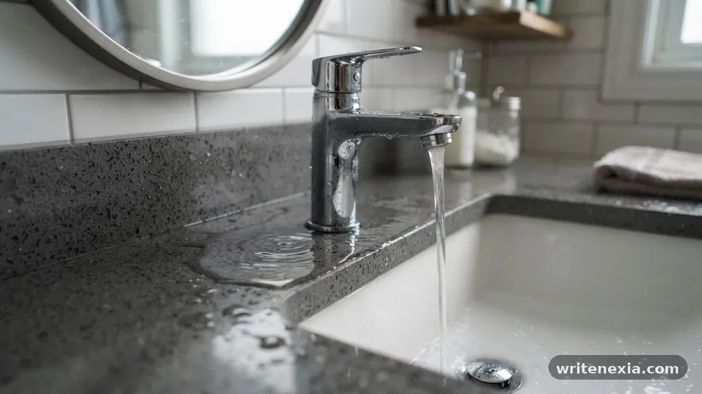 The Role of the Aerator and Spout - Why Is Water Pooling Around the Faucet Base on Your New Vanity Top?
