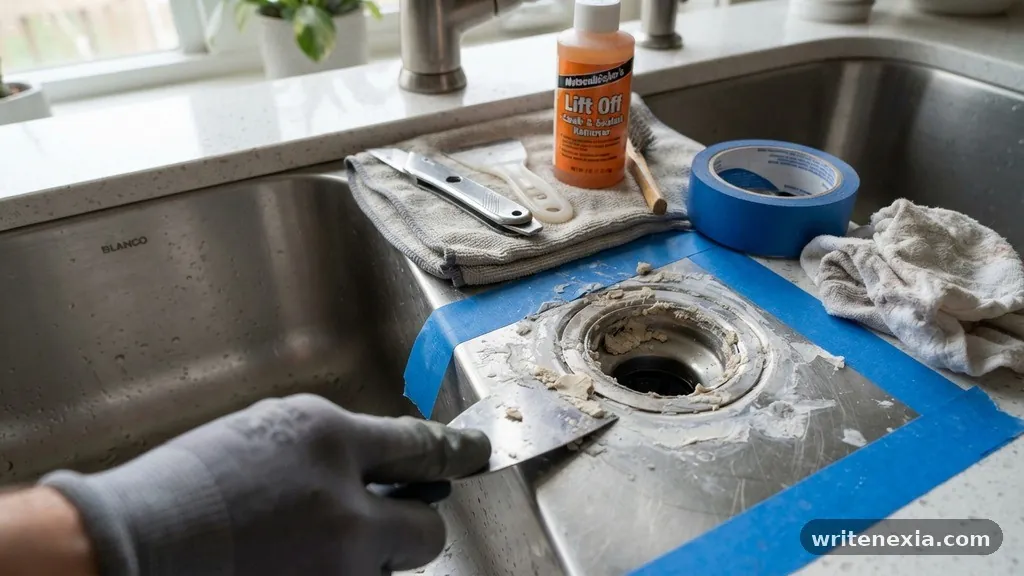 Tools Required for the Job - How to Remove Dried Plumber's Putty and Silicone Residue from Sinks