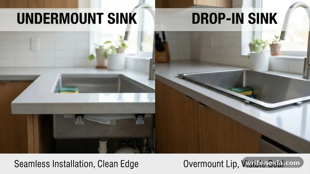 Undermount Sink vs Drop-In Sink: Which Is Safer for Thin Countertops?