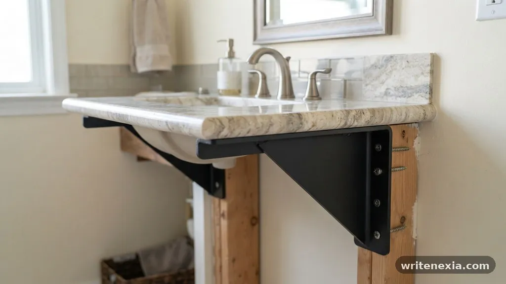Weight Load Requirements - Best Heavy-Duty Steel Brackets for Supporting Granite Vanity Tops