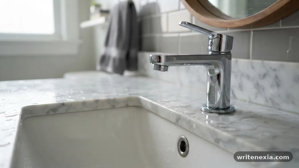 When to Replace the Faucet - Why Is Water Pooling Around the Faucet Base on Your New Vanity Top?