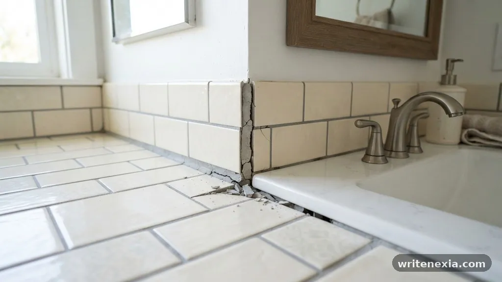 Why Grout Fails in Corners - Should You Caulk or Grout the Seam Between Vanity Top and Tile?